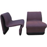 Pair of Jan Ekselius Lounge Chairs