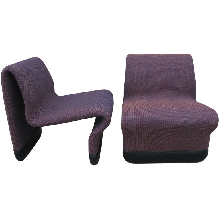 Pair of Jan Ekselius Lounge Chairs at 1stdibs