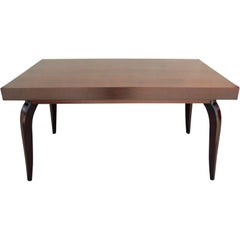 Art Deco Rosewood  Dining Table by Maurice Rynck