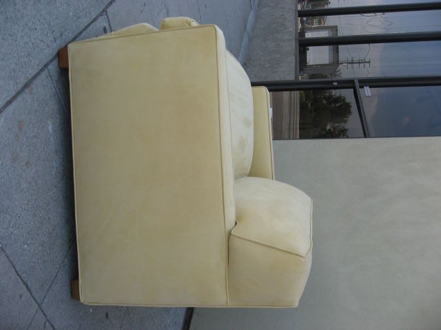 French 1950s Loveseat in the Manner of Jean-Michel Frank