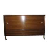 Retro Unusual Credenza Cart with 4 folding tables by John Keal