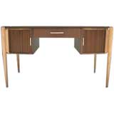Used 2 Tones Desk with Tambour Doors by Sligh-Lowry