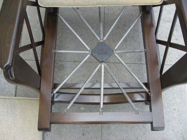 Pair of Chairs in the Manner of Jacques Adnet 2