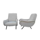 Pair of  1950s "Lady Chairs"  by Marco Zanuso for Arflex