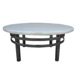 American Chrome and Marble Coffee Table American Chrome and Marble Coffee Table