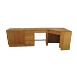 Set of 3 Office furniture in the Manner of Edward Wormley