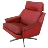 Single Swivel Danish Chair