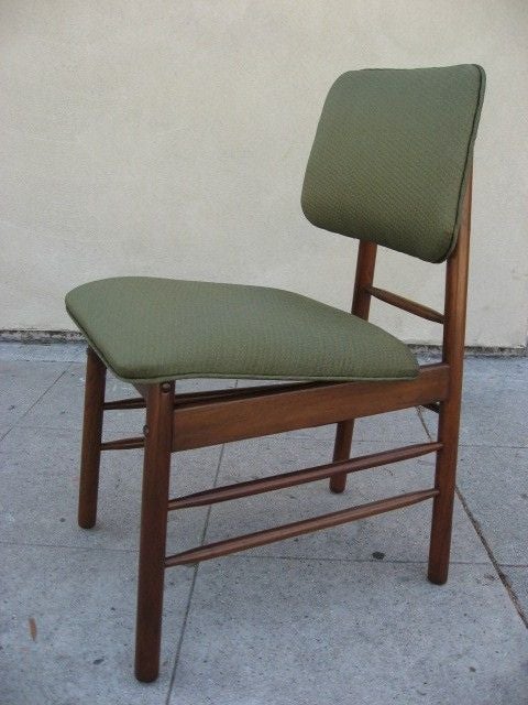 Mid-20th Century American Mid-Century Modern Dining Chairs by Greta Grossman, Set of Six