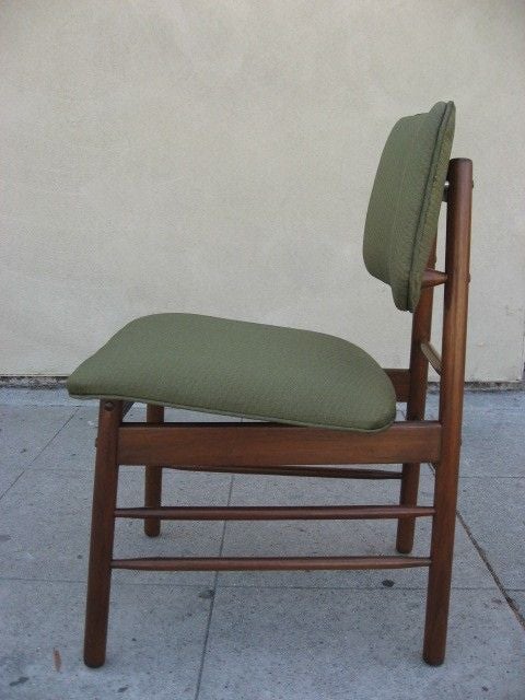 American Mid-Century Modern Dining Chairs by Greta Grossman, Set of Six In Excellent Condition In Pasadena, CA