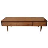 Low Standing Cabinet or Coffee Table with 2 Drawers by Morris