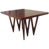 Vintage Stunning Dining Table with Pin Hair Legs.