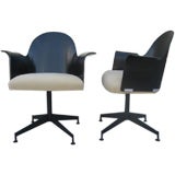 Pair of 1970s Office Armchairs
