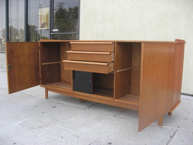 Oak Sideboard by Claude Vassal