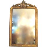 THIRD QUARTER 19TH CENTURY GILDED MIRROR
