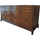 Sculptural Front Credenza by Johnson Furniture