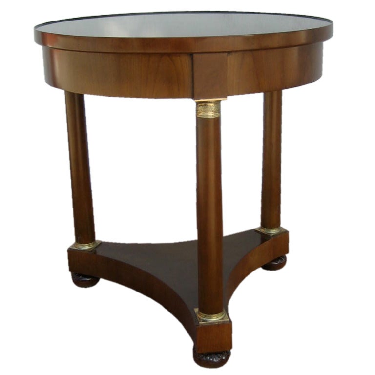 Empire style side table by Baker Furniture