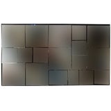 Large "Slopes" Cubist Modern Mirror attributed to Neal Small