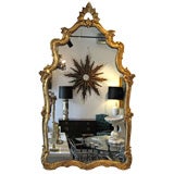 Italian gilt wood Mirror in the Venetian Grotto Style