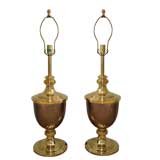 Vintage Pair of  Urn Table Lamps by Stiffel.