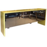 Large Lacquered 
Chrome Doors Sideboard.