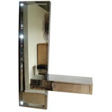 Paul Evans Cityscape Chrome  Console with Mirror