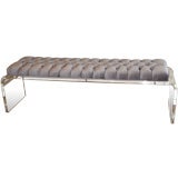 Chic Lucite Waterfall Bench.