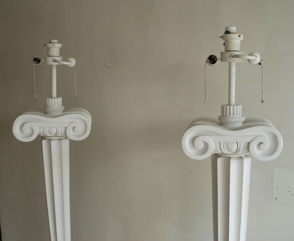 American Pair of Eden Roc Hotel Floor Lamps.