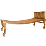 Egyptian Revival Chaise.