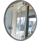 1970s NICKEL PLATED HALO MIRROR
