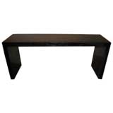 CERUSED LIMED OAK CONSOLE TABLE DESK