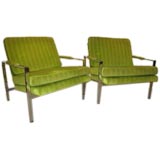 THAYER COGGIN PAIR OF MILO BAUGHMAN LOUNGE CHAIRS
