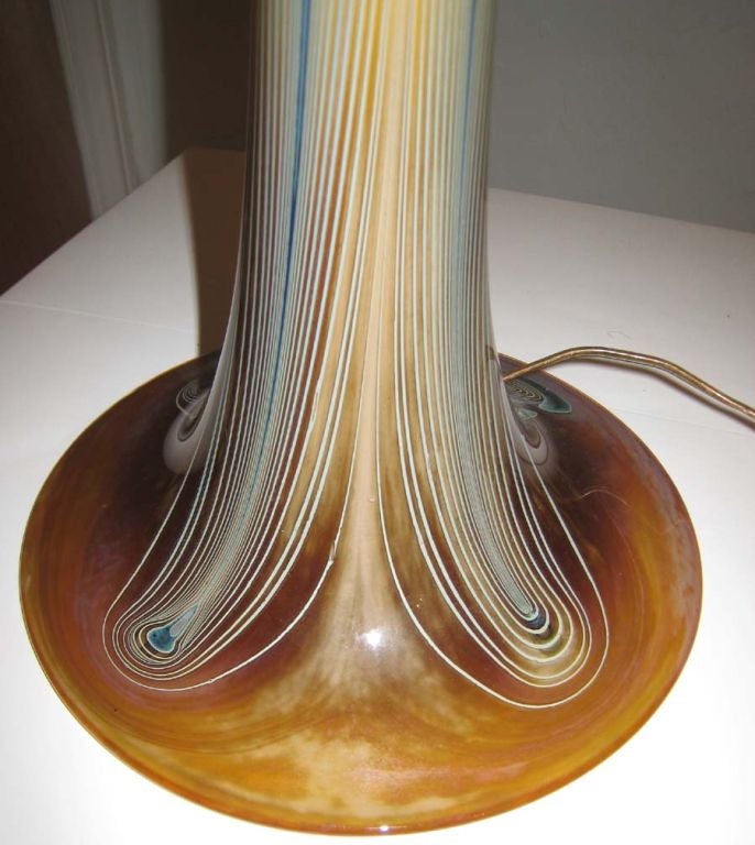 Americano LAMPADA IN VETRO ARTISTICO DELLO STUDIO ROGER ROBINSON