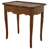 French LXV Provincial Walnut Hinged and Galleried Top Work Table