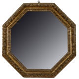 Italian Giltwood Octagonal Mirror