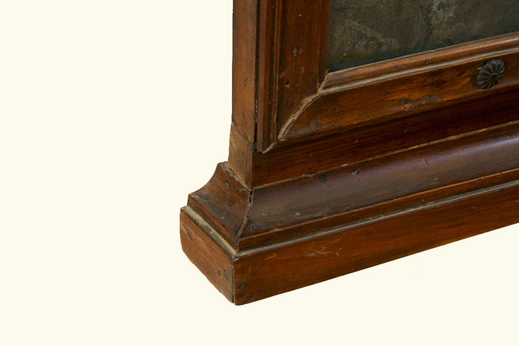 Italian Directoire Period Walnut Reticulated Mirror 3