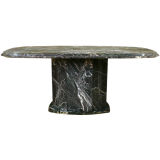 Italian Art Deco Marble Dining Table