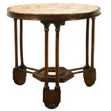 French Late Restauration Period Walnut Gueridon