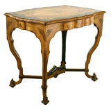 Italian Mixed Veneers Center Table in the Orientalist Manner