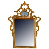 Italian Louis XV Giltwood Mirror