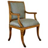 Lucchese Directoire Giltwood Poltrone