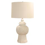 Large Faux Bamboo Lamp