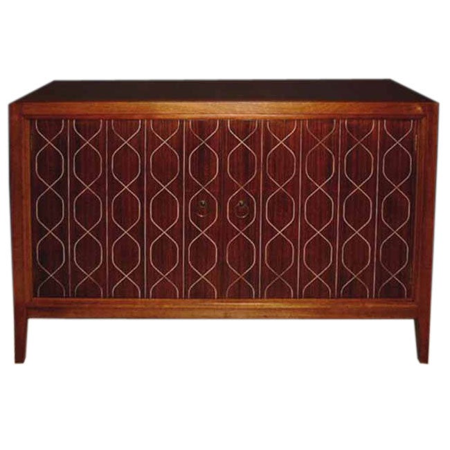 Booth/Russel 50
s Inlaid Cabinet.Circa 1952