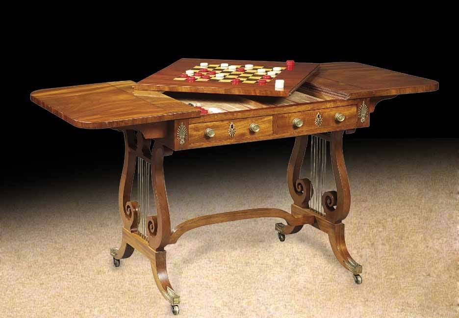 Regency Sofa Games Table. Circa 1810