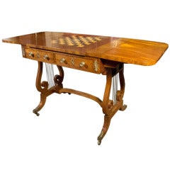 Regency Sofa Games Table circa 1810