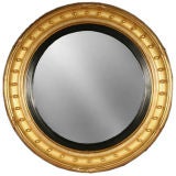 Regency Giltwood Convex Mirror. English Circa 1820