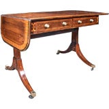 Regency Inlaid Rosewood Sofa Table. C1810
