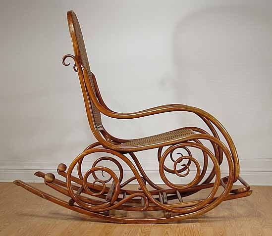 PAIR J.&J. Kohn Bentwood Rocking Chairs. C1900 7