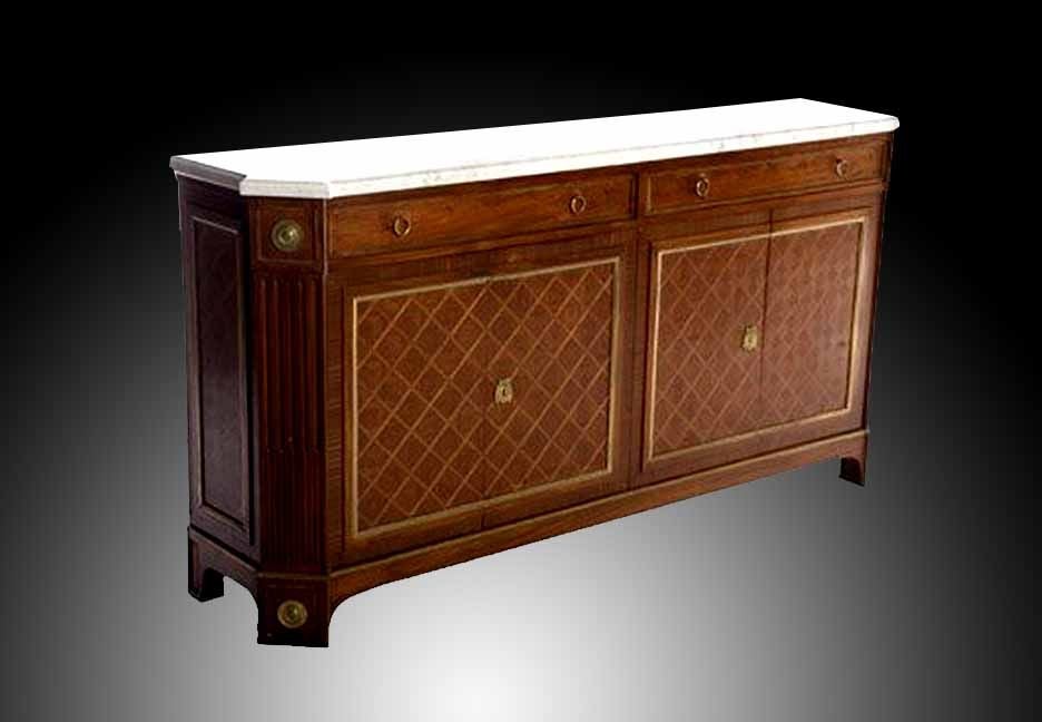 Louis XVI Style Tulipwood Buffet Credenza By Jansen