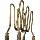 Rope & Tassel Magazine Rack Draper