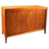 Vintage Booth/Russel 50's Inlaid Cabinet.Circa 1952